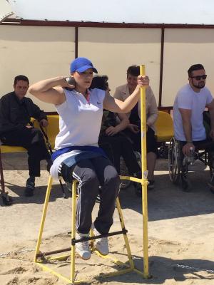 На стадионе ЦСК прошли областные соревнования паралимпийцев по лёгкой атлетике